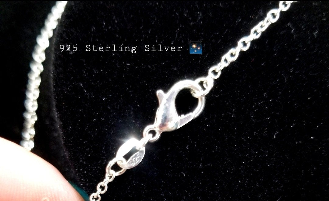 Yin Yang Pendant Necklace: 925 Sterling Silver Taoist Charm