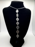 7 Chakra Necklace on 925 Sterling Silver Chain for Yogis and Spiritual Seekers