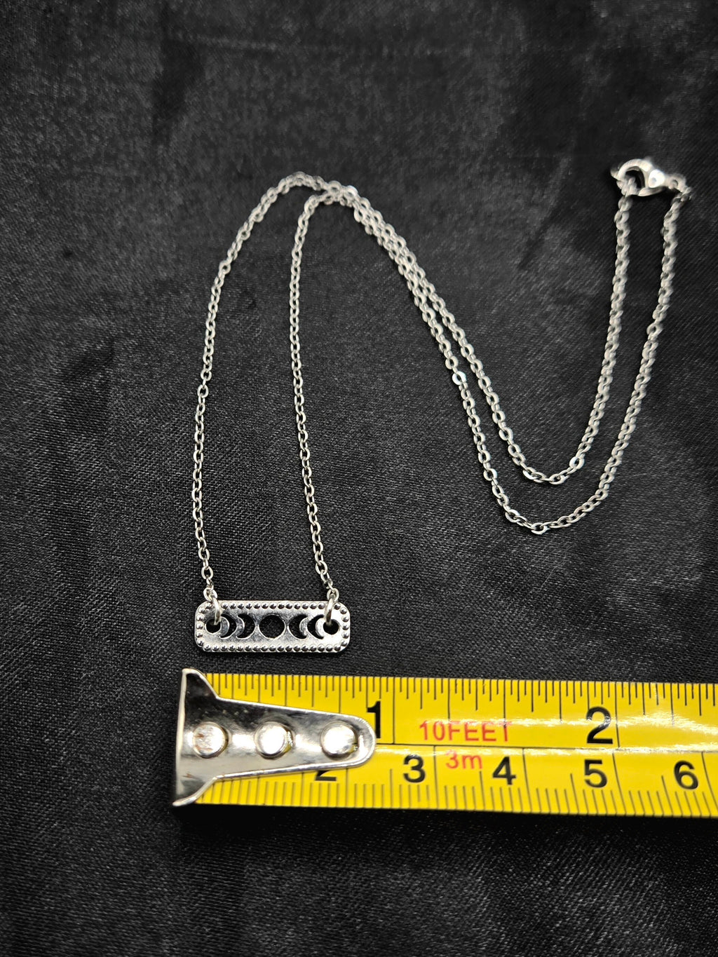 Moon Phases Necklace: Dainty Stainless Steel Celestial Jewelry